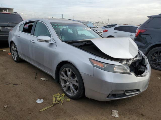 19UUA9F70DA004140 - 2013 ACURA TL ADVANCE SILVER photo 4