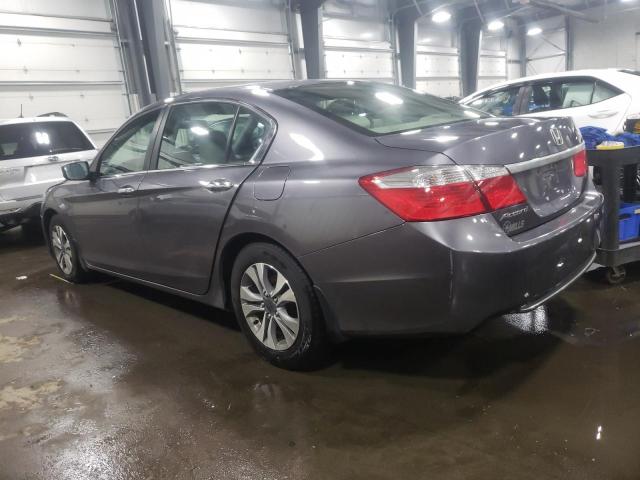 1HGCR2F33EA043038 - 2014 HONDA ACCORD LX GRAY photo 2