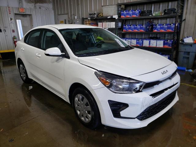 3KPA24AD0PE530073 - 2023 KIA RIO LX WHITE photo 4