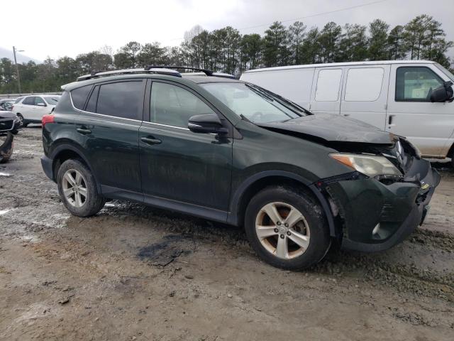 JTMRFREV5D5017366 - 2013 TOYOTA RAV4 XLE GREEN photo 4