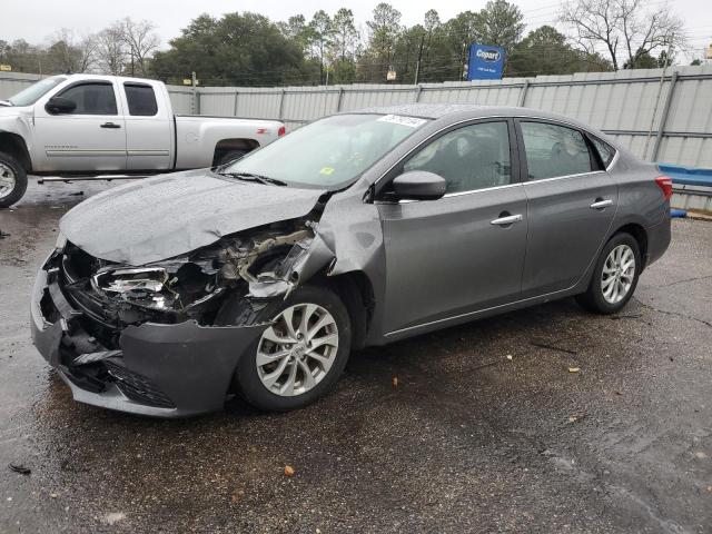 3N1AB7AP6KY226638 - 2019 NISSAN SENTRA S GRAY photo 1