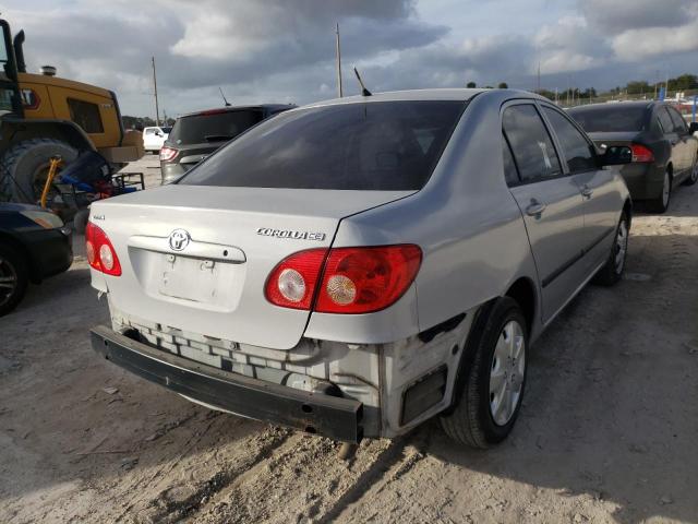 2T1BR32E08C926327 - 2008 TOYOTA COROLLA CE SILVER photo 3