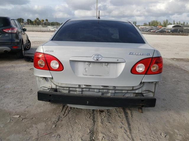 2T1BR32E08C926327 - 2008 TOYOTA COROLLA CE SILVER photo 6