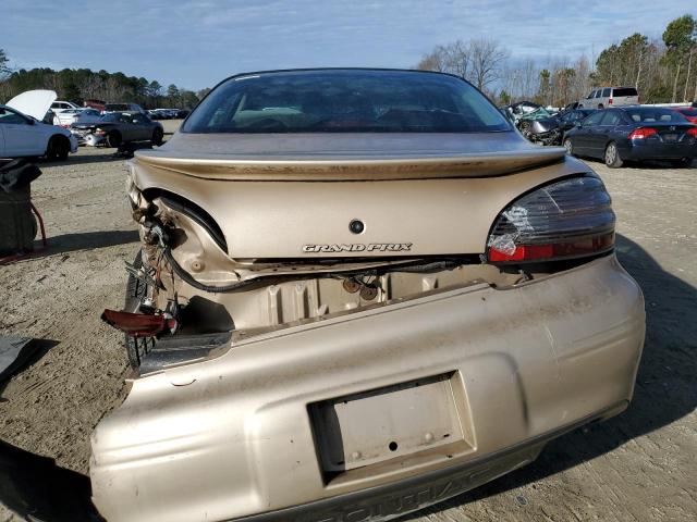 1G2WP52K9YF221403 - 2000 PONTIAC GRAND PRIX GT GOLD photo 6