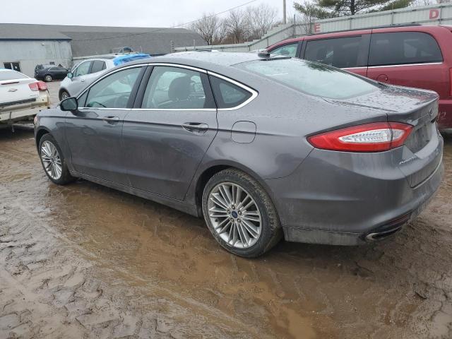 3FA6P0H96ER340369 - 2014 FORD FUSION SE GRAY photo 2