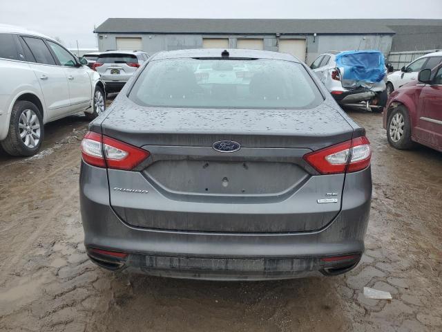 3FA6P0H96ER340369 - 2014 FORD FUSION SE GRAY photo 6