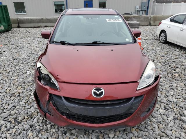 JM1CW2DL3C0136848 - 2012 MAZDA 5 RED photo 5