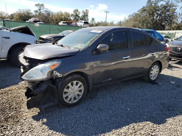 3N1CN7AP9FL922414 - 2015 NISSAN VERSA S GRAY photo 1