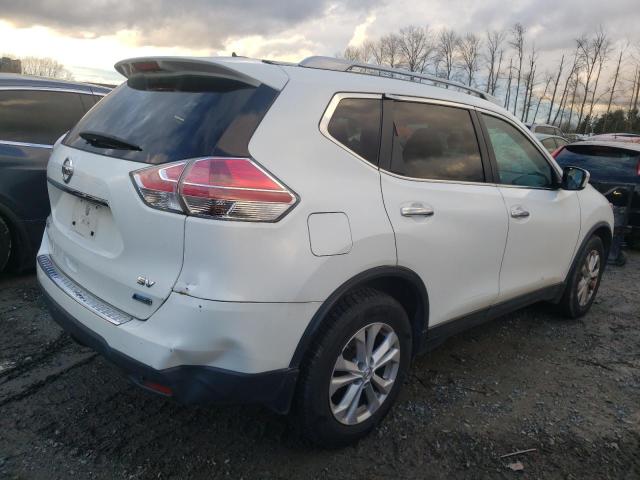 5N1AT2MT0EC756702 - 2014 NISSAN ROGUE S WHITE photo 3