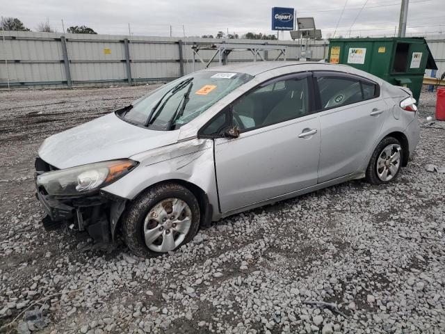 KNAFK4A62F5351127 - 2015 KIA FORTE LX SILVER photo 1