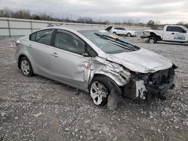 KNAFK4A62F5351127 - 2015 KIA FORTE LX SILVER photo 4