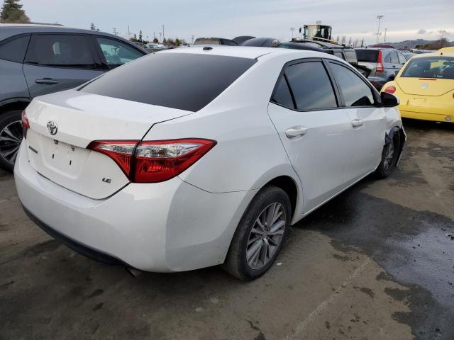 5YFBURHE9FP261109 - 2015 TOYOTA COROLLA L WHITE photo 3