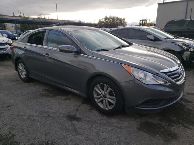 5NPEB4ACXEH915061 - 2014 HYUNDAI SONATA GLS GRAY photo 4