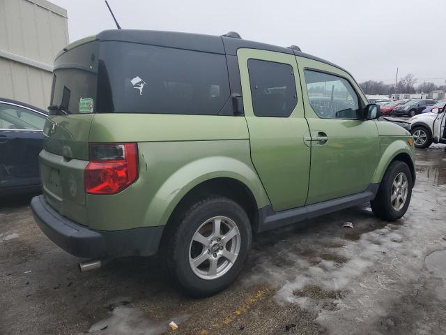 5J6YH28736L010810 - 2006 HONDA ELEMENT EX GREEN photo 3