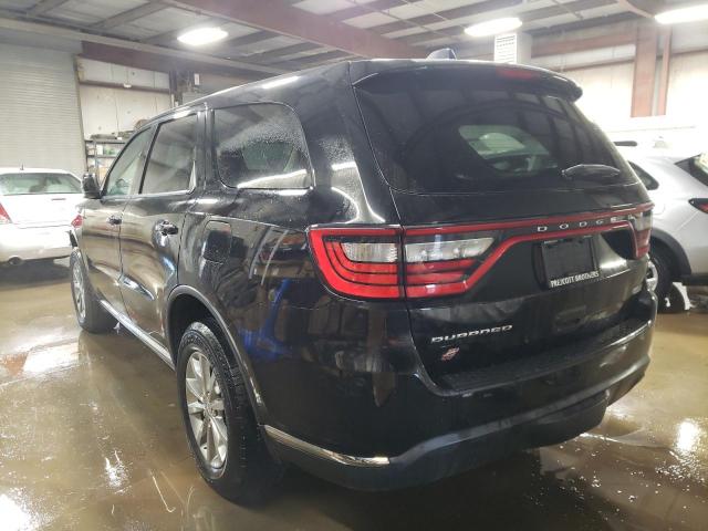 1C4RDJAG6JC489484 - 2018 DODGE DURANGO SXT BLACK photo 2