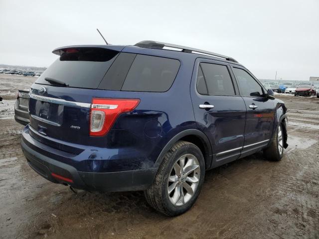 1FMHK8F83BGA63009 - 2011 FORD EXPLORER LIMITED BLUE photo 3