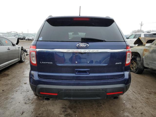 1FMHK8F83BGA63009 - 2011 FORD EXPLORER LIMITED BLUE photo 6