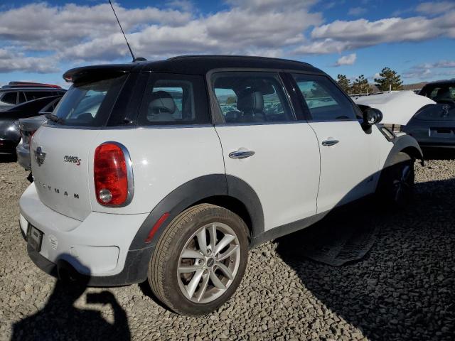 WMWZC5C58EWM18276 - 2014 MINI COOPER S COUNTRYMAN WHITE photo 3