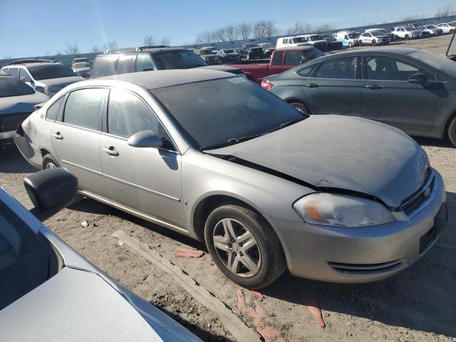 2G1WT55N089221563 - 2008 CHEVROLET IMPALA LT SILVER photo 4