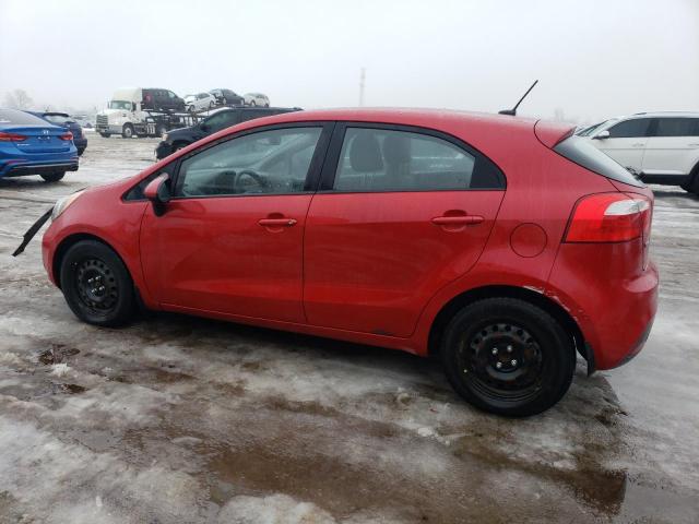 KNADM5A35D6856017 - 2013 KIA RIO LX RED photo 2