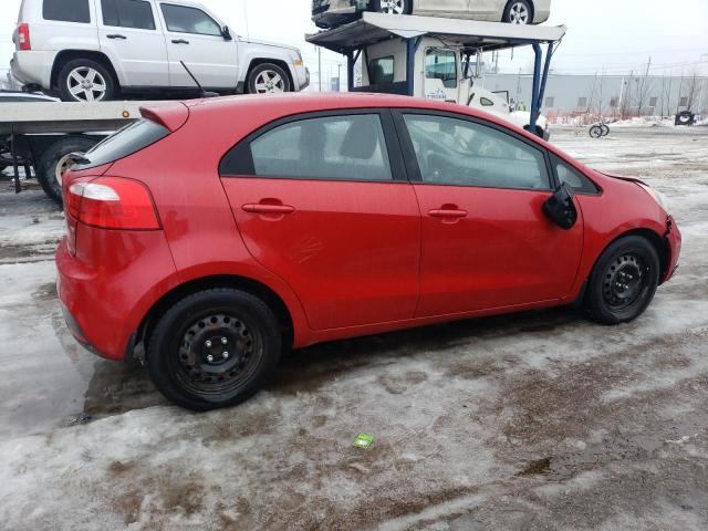 KNADM5A35D6856017 - 2013 KIA RIO LX RED photo 3