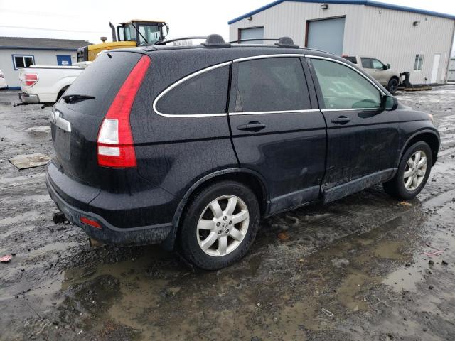 JHLRE48738C043827 - 2008 HONDA CR-V EXL BLACK photo 3