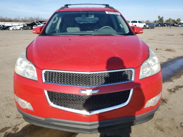 1GNLRFED1AJ255938 - 2010 CHEVROLET TRAVERSE LT RED photo 5