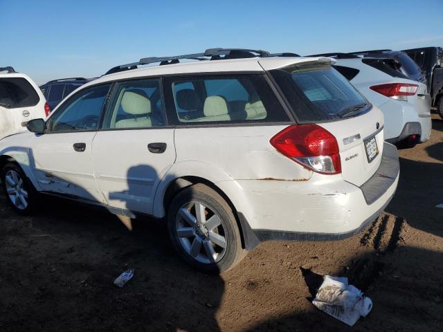 4S4BP61CX86339188 - 2008 SUBARU OUTBACK 2.5I WHITE photo 2