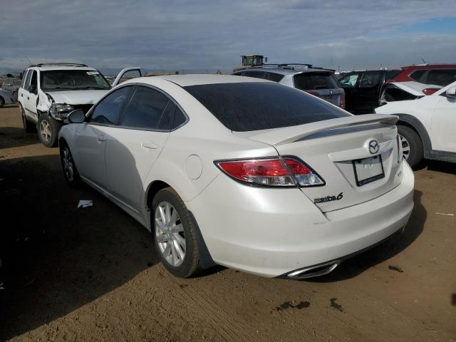 1YVHZ8EBXC5M36387 - 2012 MAZDA 6 S WHITE photo 2