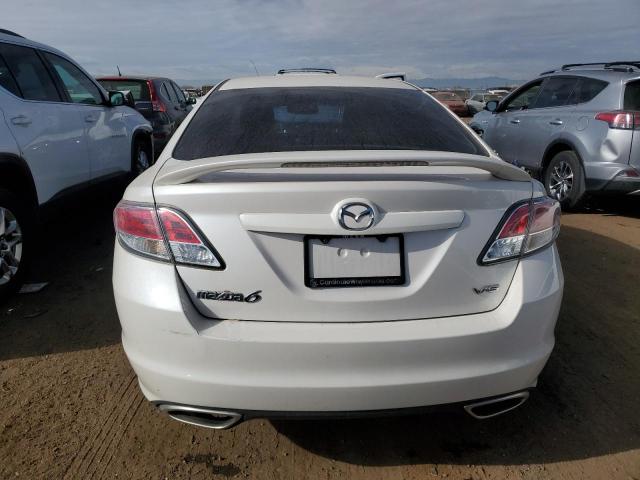 1YVHZ8EBXC5M36387 - 2012 MAZDA 6 S WHITE photo 6