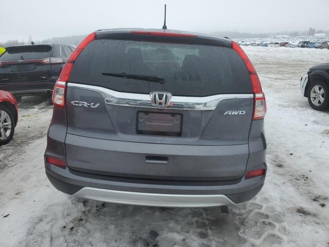 2HKRM4H53GH714382 - 2016 HONDA CR-V EX GRAY photo 6