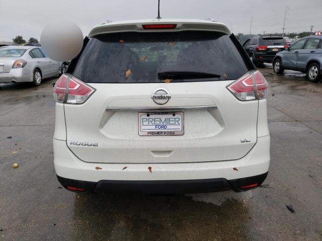 5N1AT2MT9FC874281 - 2015 NISSAN ROGUE S WHITE photo 6