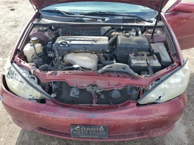 4T1BE32K35U081436 - 2005 TOYOTA CAMRY LE BURGUNDY photo 11