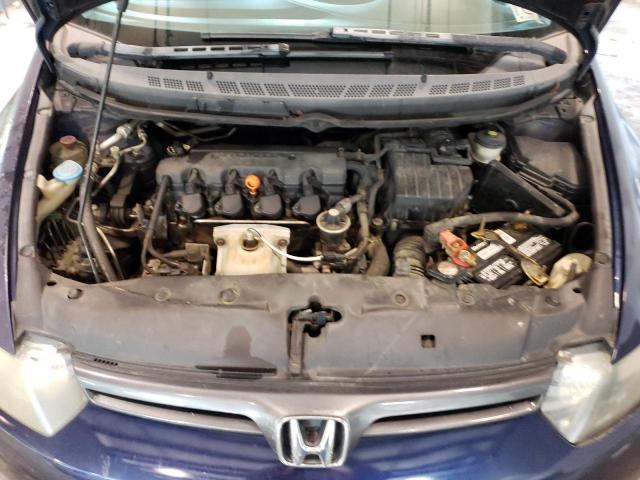 2HGFG12828H577426 - 2008 HONDA CIVIC EX BLUE photo 11