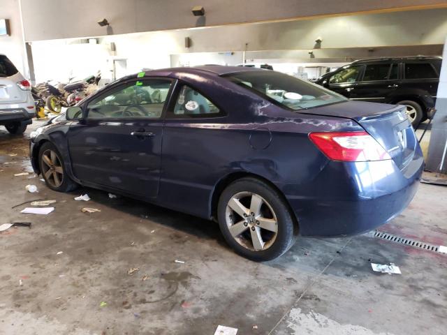 2HGFG12828H577426 - 2008 HONDA CIVIC EX BLUE photo 2