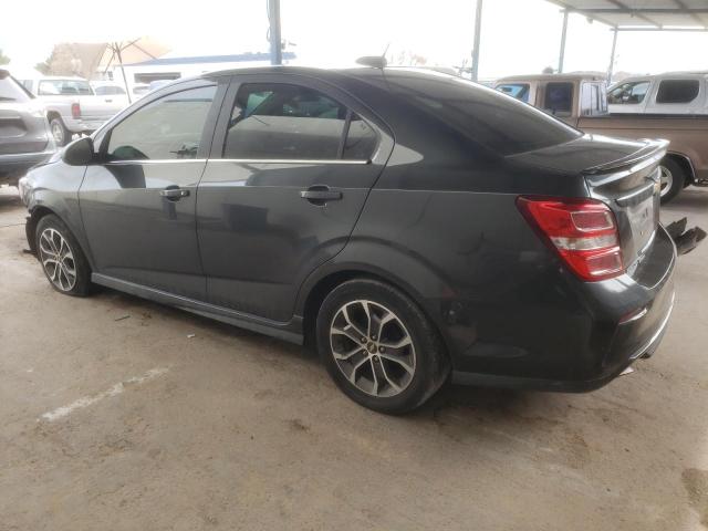 1G1JC5SB2H4114747 - 2017 CHEVROLET SONIC LT GRAY photo 2