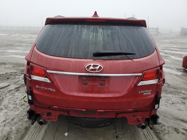 KM8SR4HF4HU211877 - 2017 HYUNDAI SANTA FE SE ULTIMATE RED photo 6