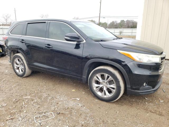 5TDKKRFH2FS097454 - 2015 TOYOTA HIGHLANDER XLE BLACK photo 4