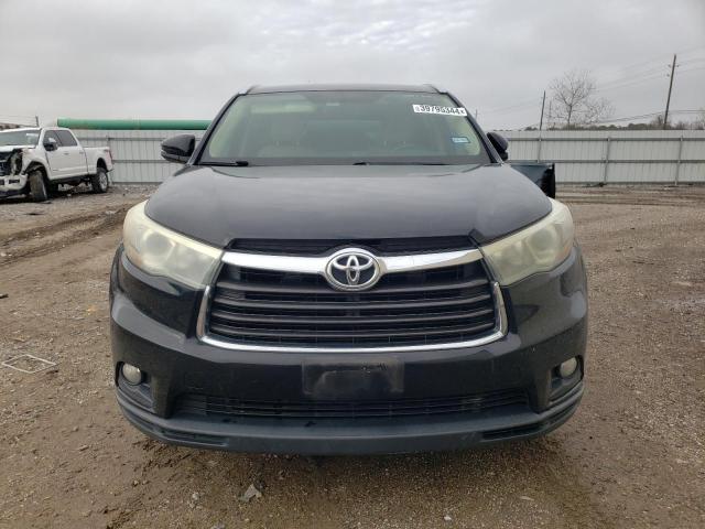 5TDKKRFH2FS097454 - 2015 TOYOTA HIGHLANDER XLE BLACK photo 5
