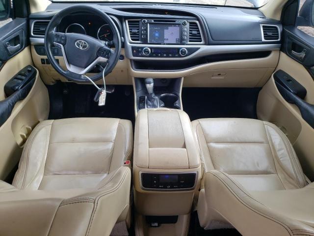 5TDKKRFH2FS097454 - 2015 TOYOTA HIGHLANDER XLE BLACK photo 8