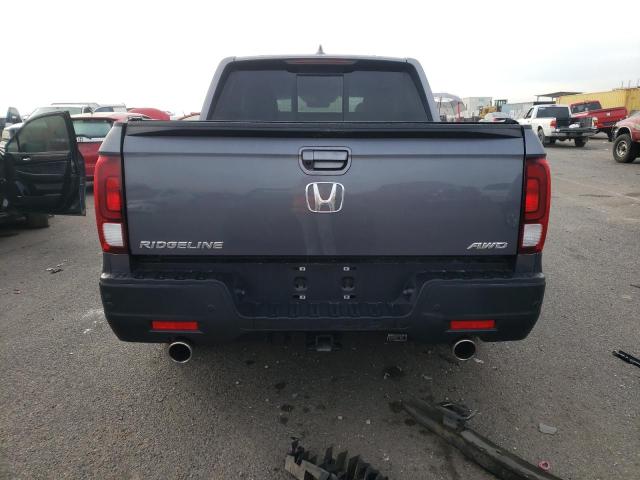 5FPYK3F79NB032156 - 2022 HONDA RIDGELINE RTL CHARCOAL photo 6