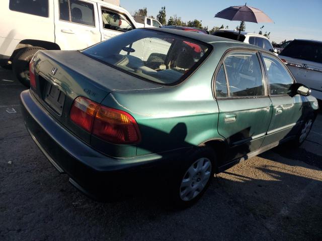 2HGEJ6611YH566893 - 2000 HONDA CIVIC BASE GREEN photo 3