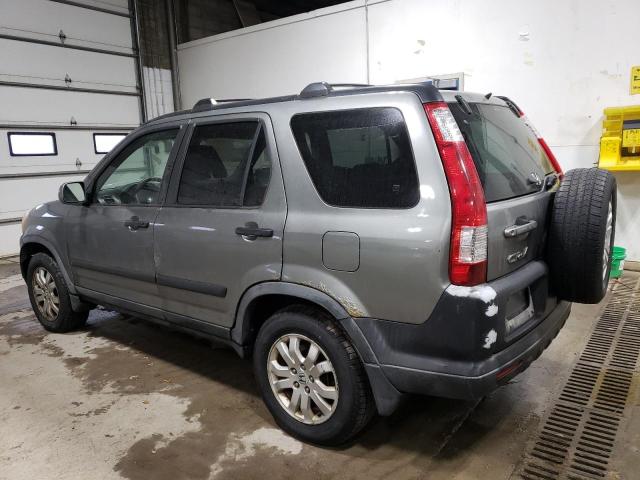 JHLRD78865C035262 - 2005 HONDA CR-V EX GRAY photo 2