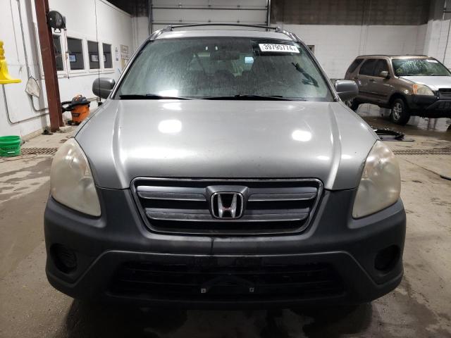 JHLRD78865C035262 - 2005 HONDA CR-V EX GRAY photo 5