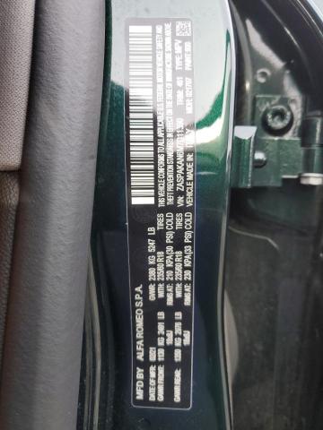 ZASPAKAN6M7D11390 - 2021 ALFA ROMEO STELVIO SPORT Grün Foto 14