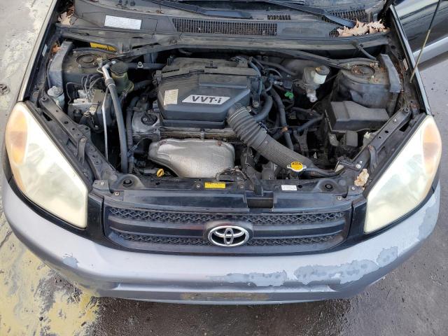 JTEGD20V440042876 - 2004 TOYOTA RAV 4 BLACK photo 11