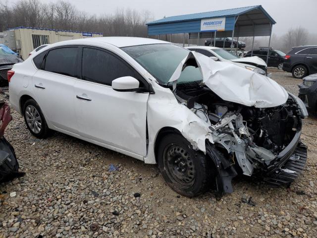 3N1AB7AP2KY283256 - 2019 NISSAN SENTRA S WHITE photo 4