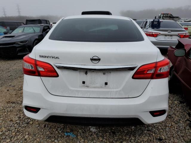 3N1AB7AP2KY283256 - 2019 NISSAN SENTRA S WHITE photo 6