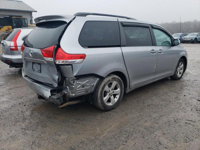 5TDKK3DC1BS044484 - 2011 TOYOTA SIENNA LE SILVER photo 3