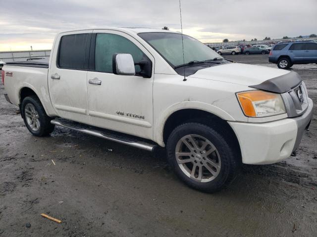 1N6AA0EC8CN301267 - 2012 NISSAN TITAN S WHITE photo 4